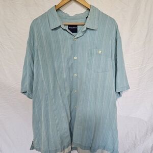 Tommy Bahama Blue Casual Button Down Shirt